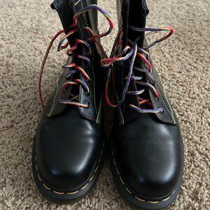 Dr. Martens Black Shoes (Rare FOR PRIDE)